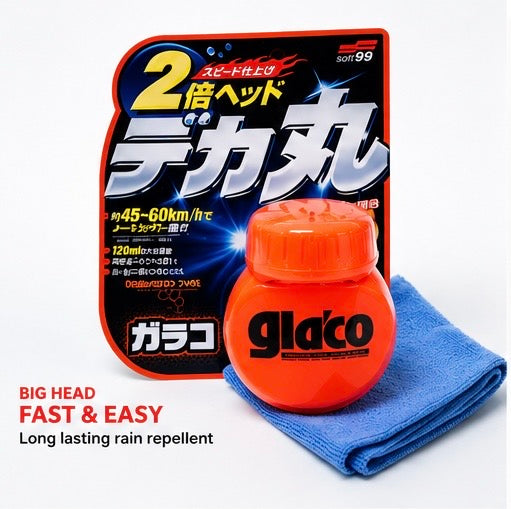 Soft99 Glaco Roll On Large Rain Repellent 120ml Windshield Water Repellent